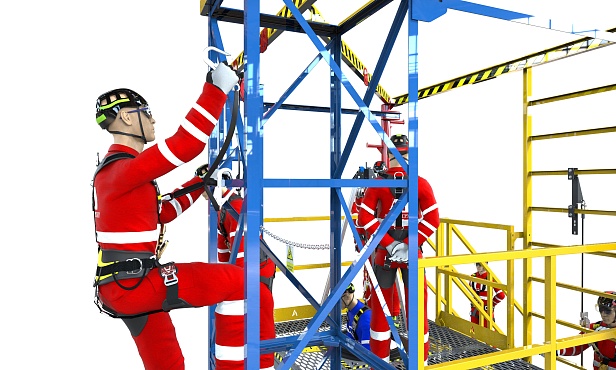 д. Алапурская. АО «Газстройпроект» запустил новый полигон «Альпинист» для тренировок высотных работ  д. Алапурская. АО «Газстройпроект» запустил новый полигон «Альпинист» для тренировок высотных работ